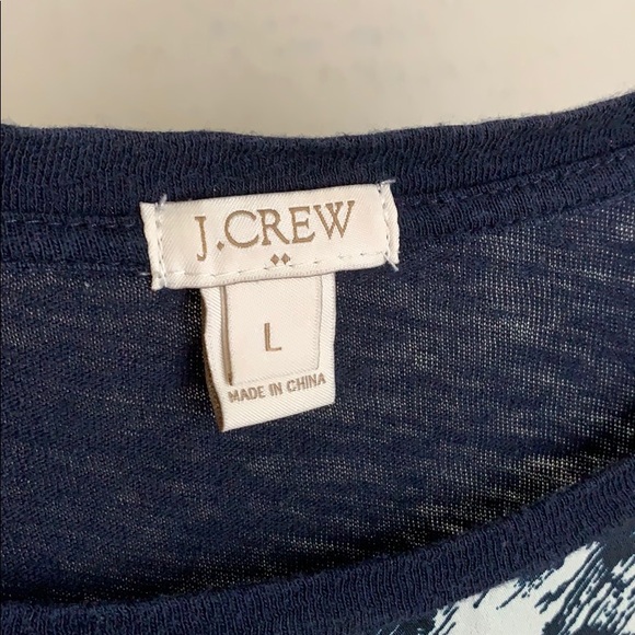 J. Crew Factory print t-shirt blouse - Picture 3 of 6